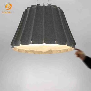 PET-LPD-009M ورأى عاكس الضوء ايكو الحماية امتصاص الصوت مواد الديكور